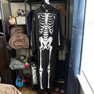 Kids Skeleton Costume - Black and White